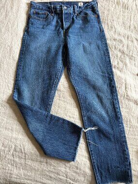 Levi’s White Oak Cone Denim raw hem jeans - size 29